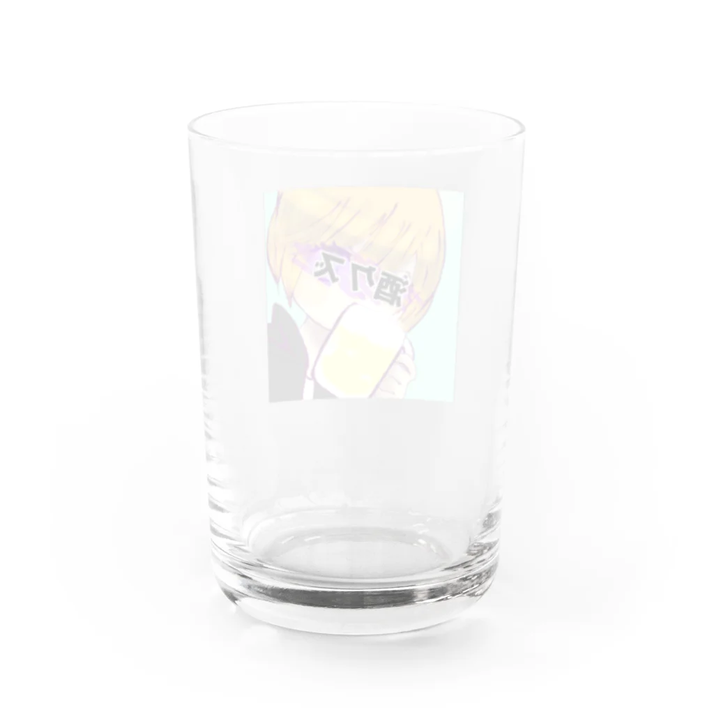 PomPomの匿名酒クズ奴 Water Glass :back