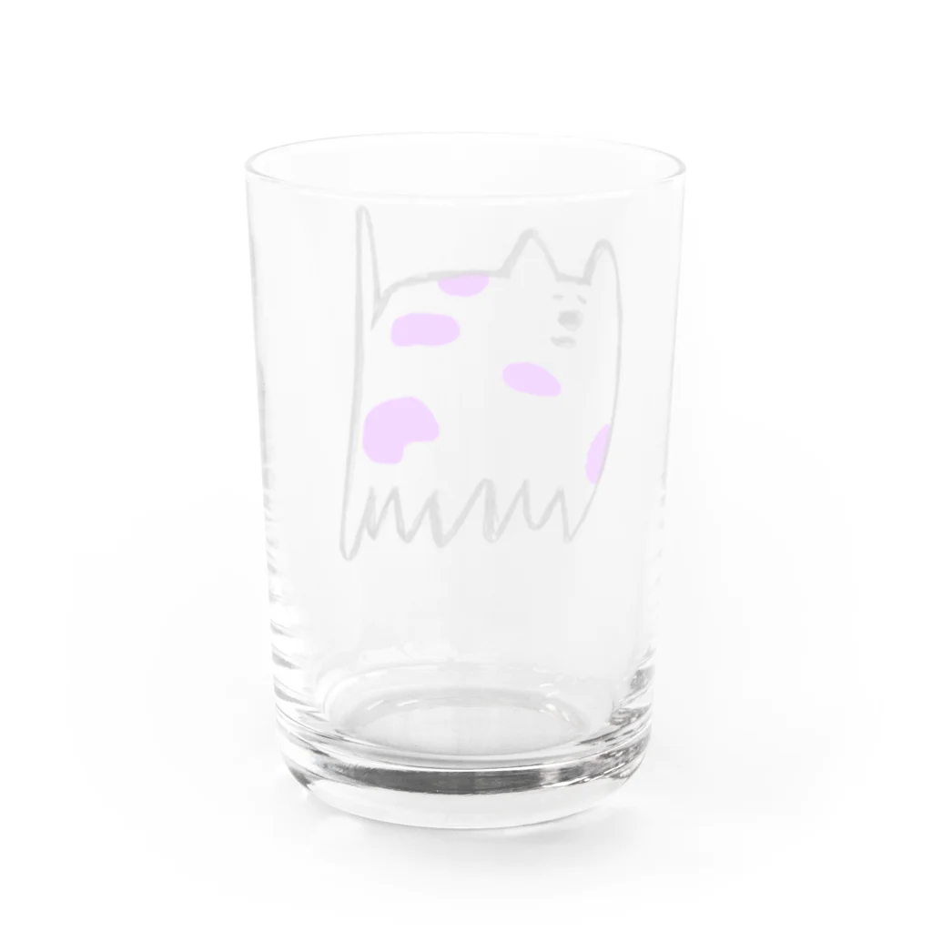 えんがわのあしねこ「うし」 Water Glass :back