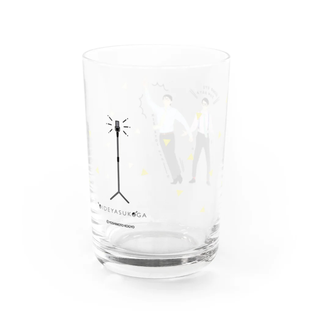 よしもと芸人オフィシャルショップのzakkaYOSHIMOTO おいでやすこが Water Glass :back