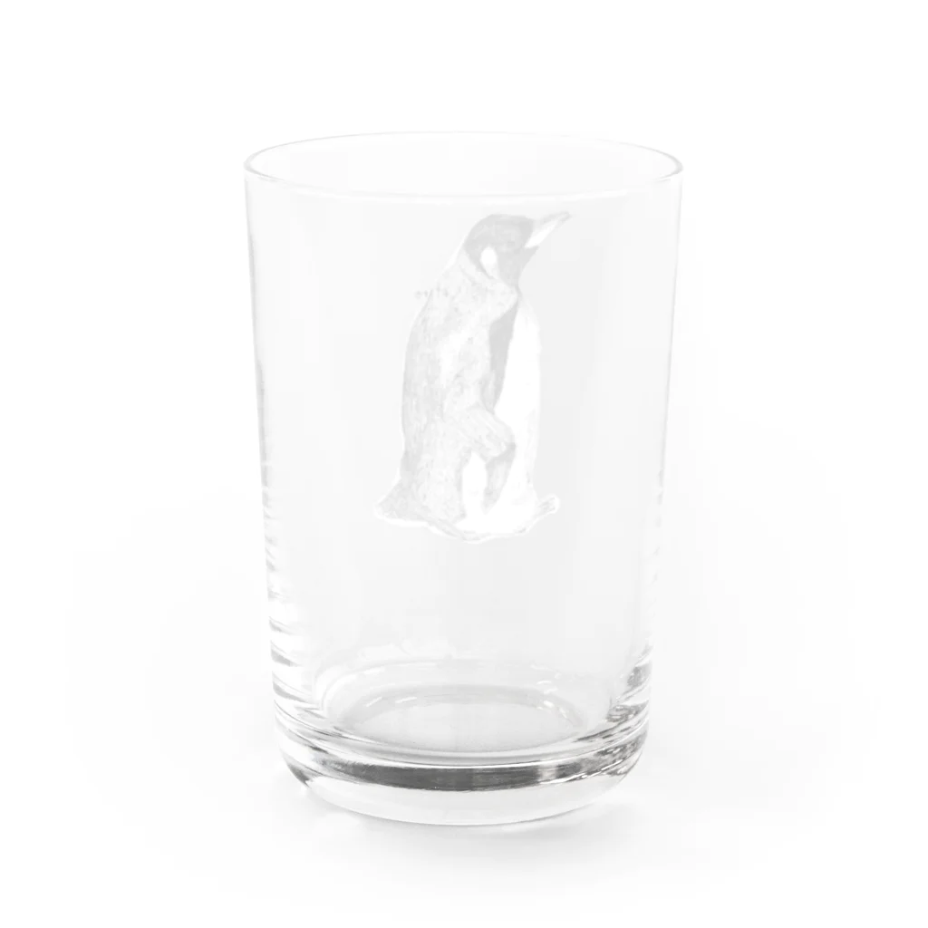 ３２１６のペンギン Water Glass :back