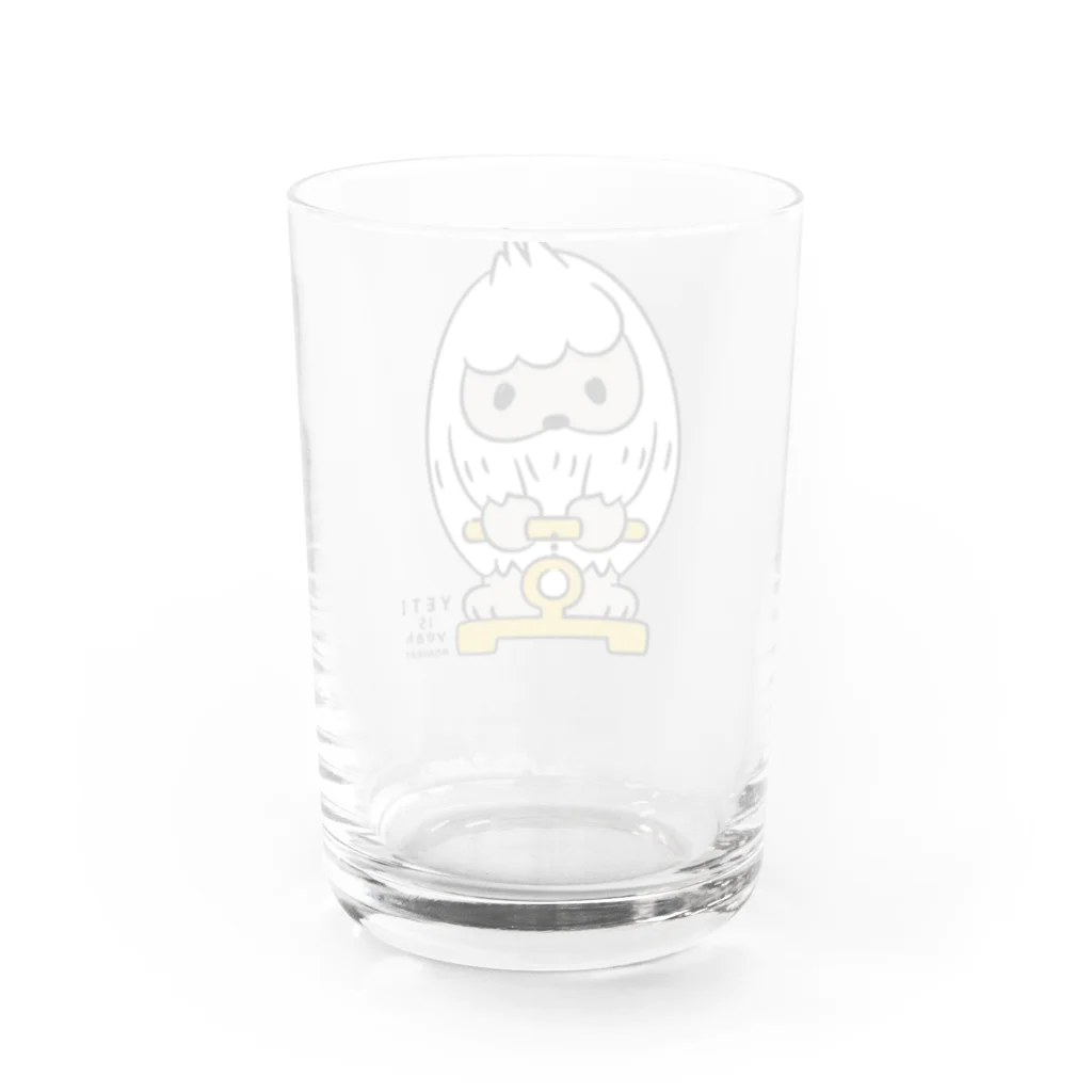 イラスト MONYAAT のはいきんりょくチェック L Water Glass :back