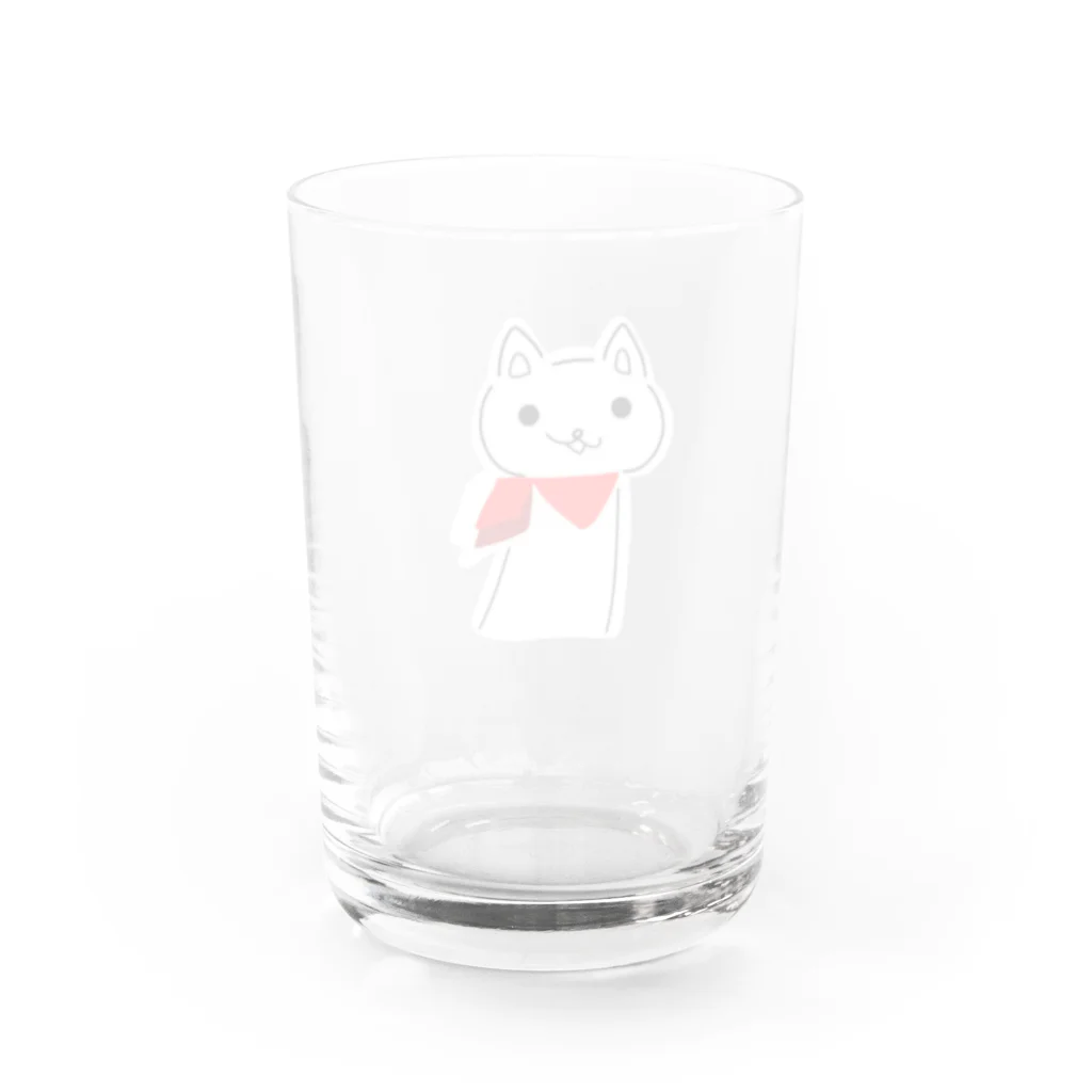 カニ🦀の旅猫　V2　旅する猫 Water Glass :back