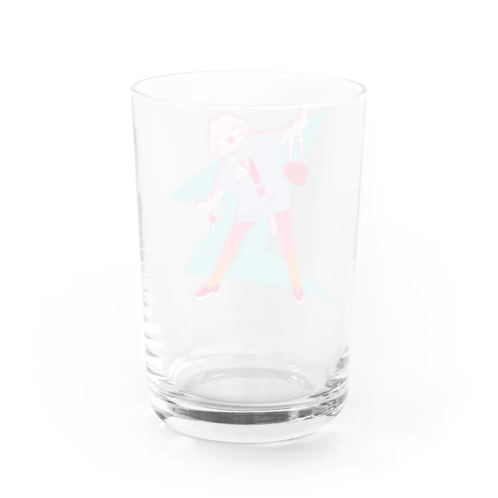 誘いのねりねこちゃん・あかん！ Water Glass :back