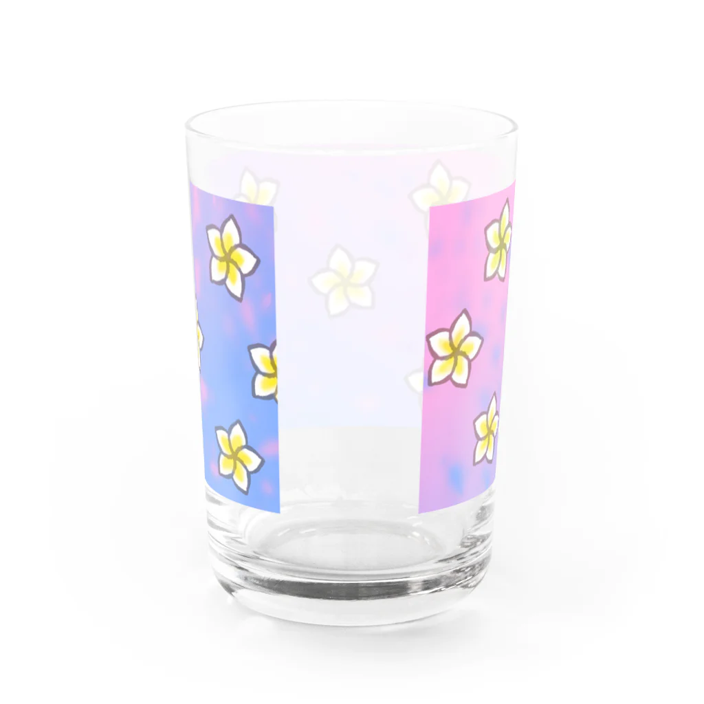 LiNKaGeのPlumeria Water Glass :back