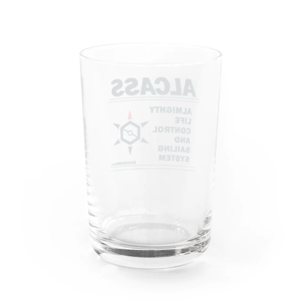 Rige-lllの「ALCASS」グッズ Water Glass :back