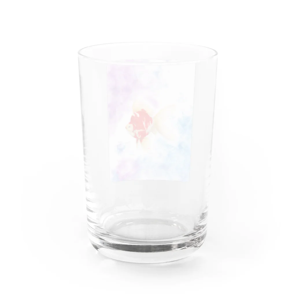 金魚屋喜楽美の越後の華 Water Glass :back