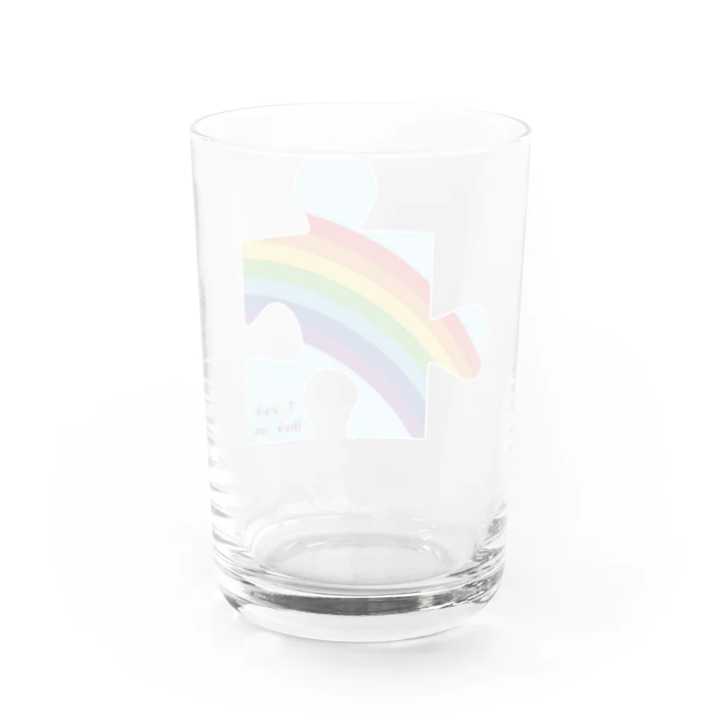 Moondropのにじパズル Water Glass :back