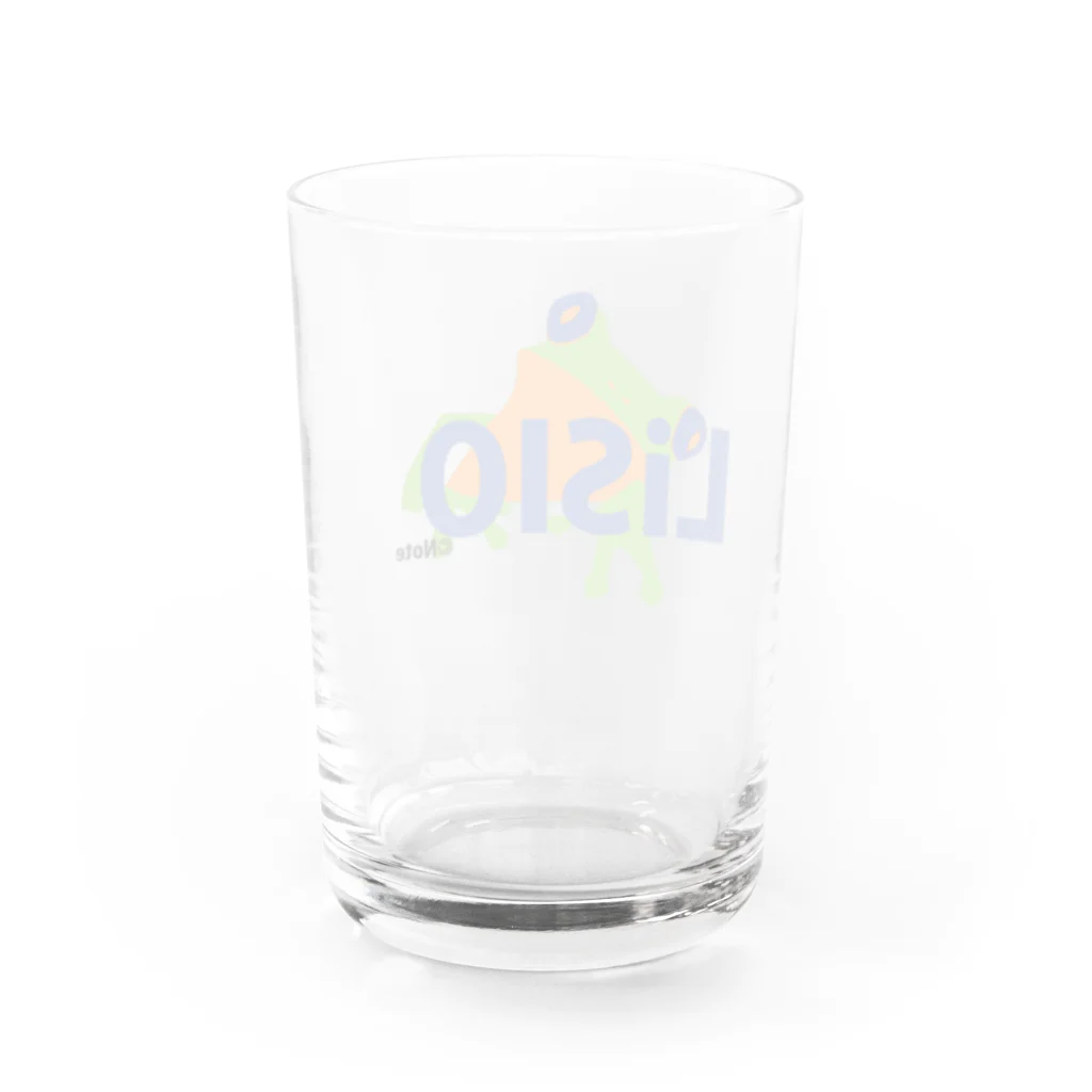 Note（のーと）のLiSIO グラス　オリジナル Water Glass :back