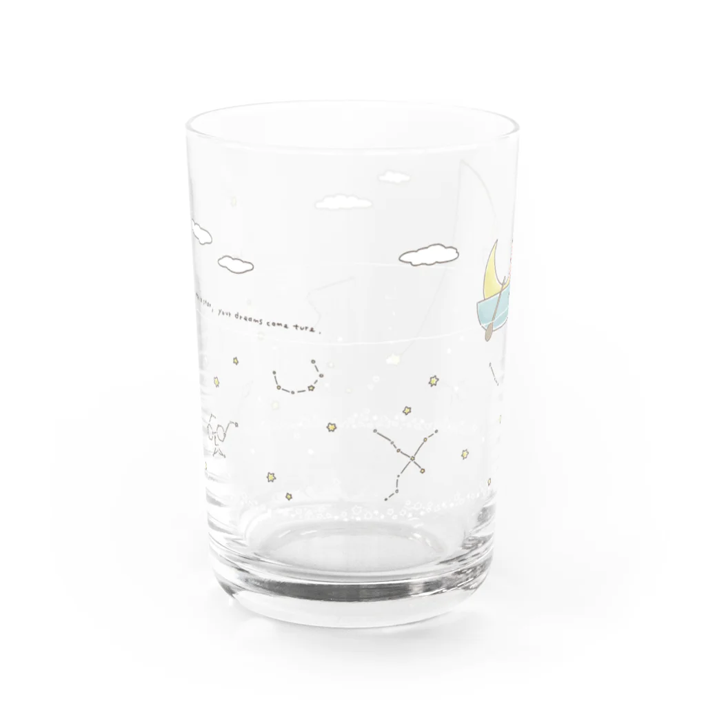 ささはらけいこのナンテコッタさんの星つりグラス Water Glass :back