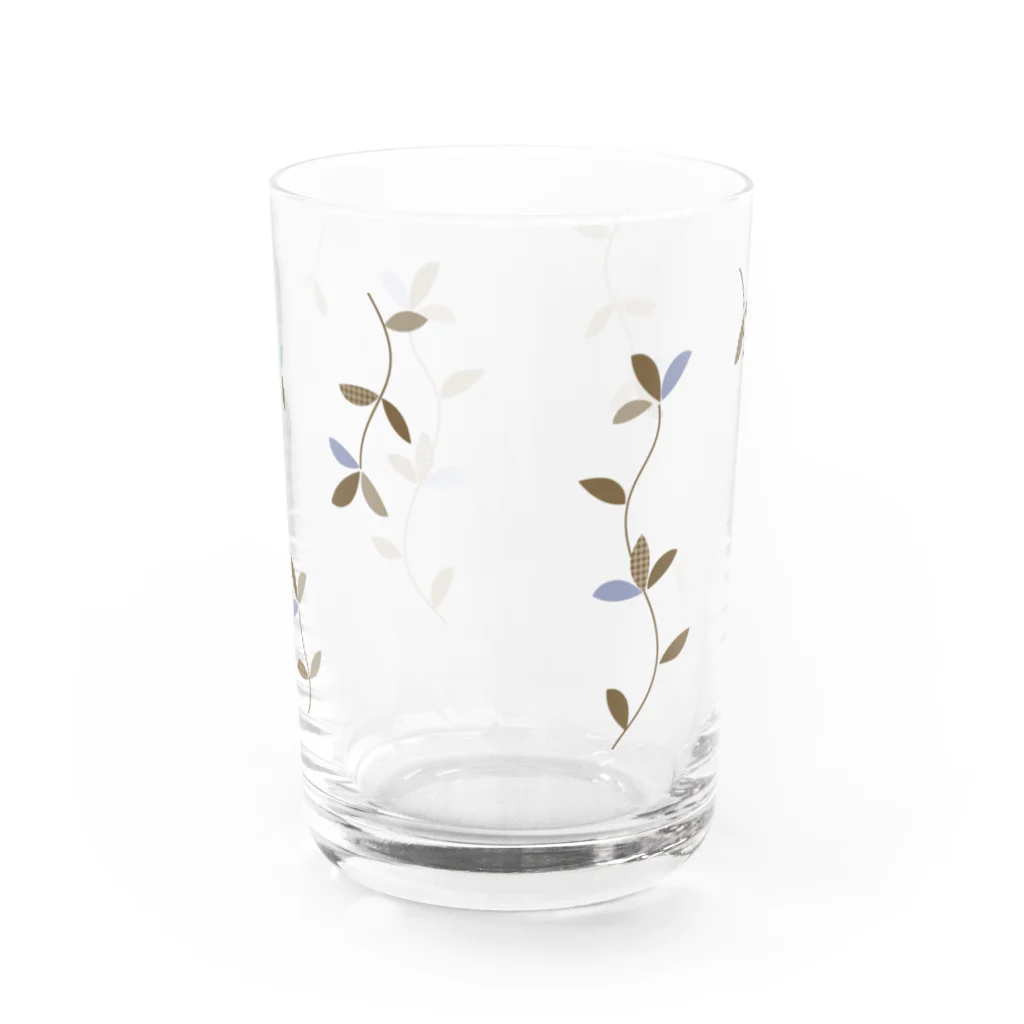 Kawaii Studioの葉模様 Water Glass :back