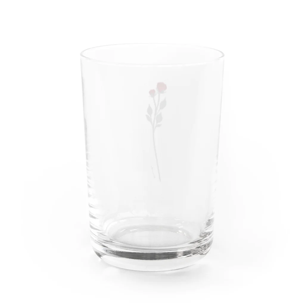 nulのrose (dry) Water Glass :back