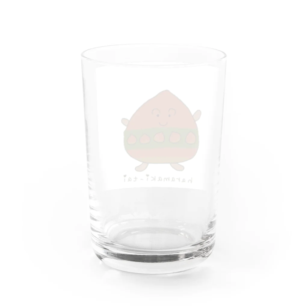 たまやのはらまき隊のくりぴ Water Glass :back