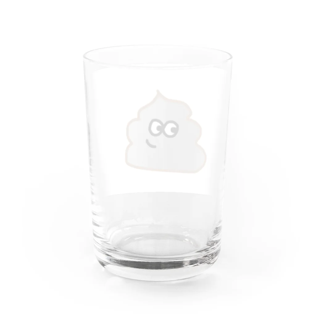 dashicoのうんち Water Glass :back