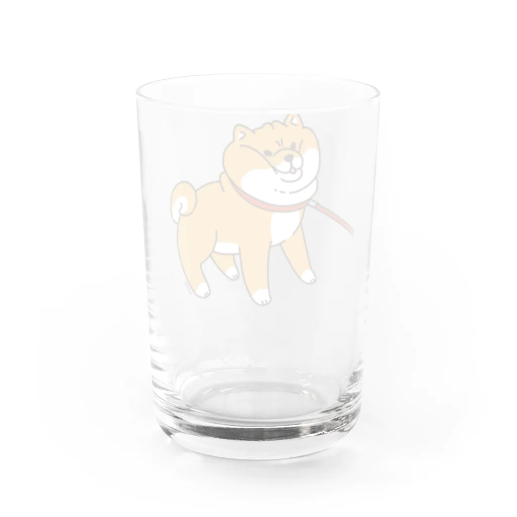 もんとみ | もっちり動物造形作家の散歩から帰りたくない柴犬 Water Glass :back