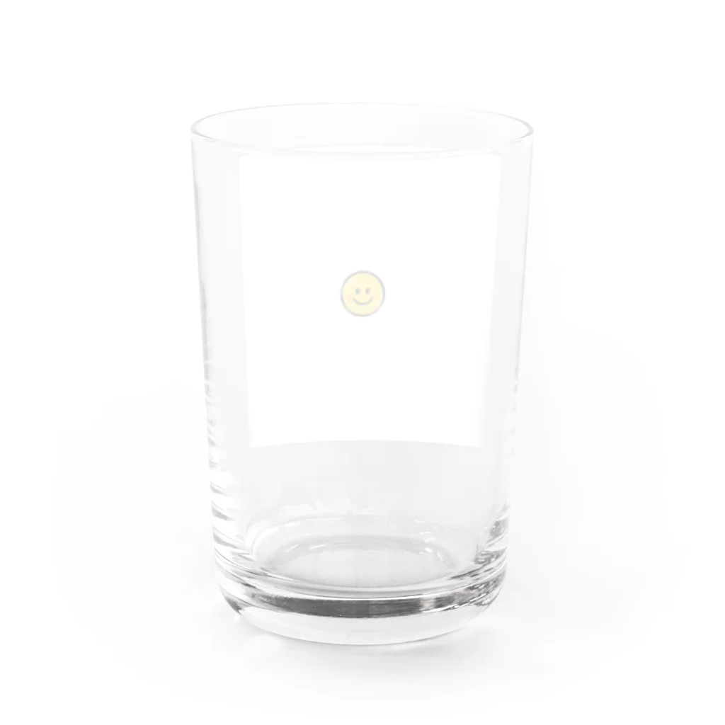 癒しショップのスマイリー Water Glass :back