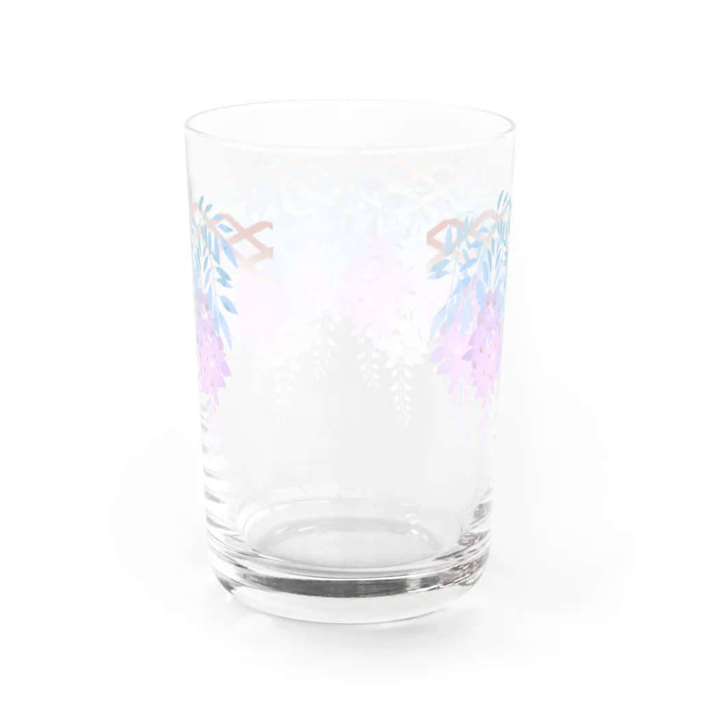 ふたつき堂の霞藤棚 Water Glass :back