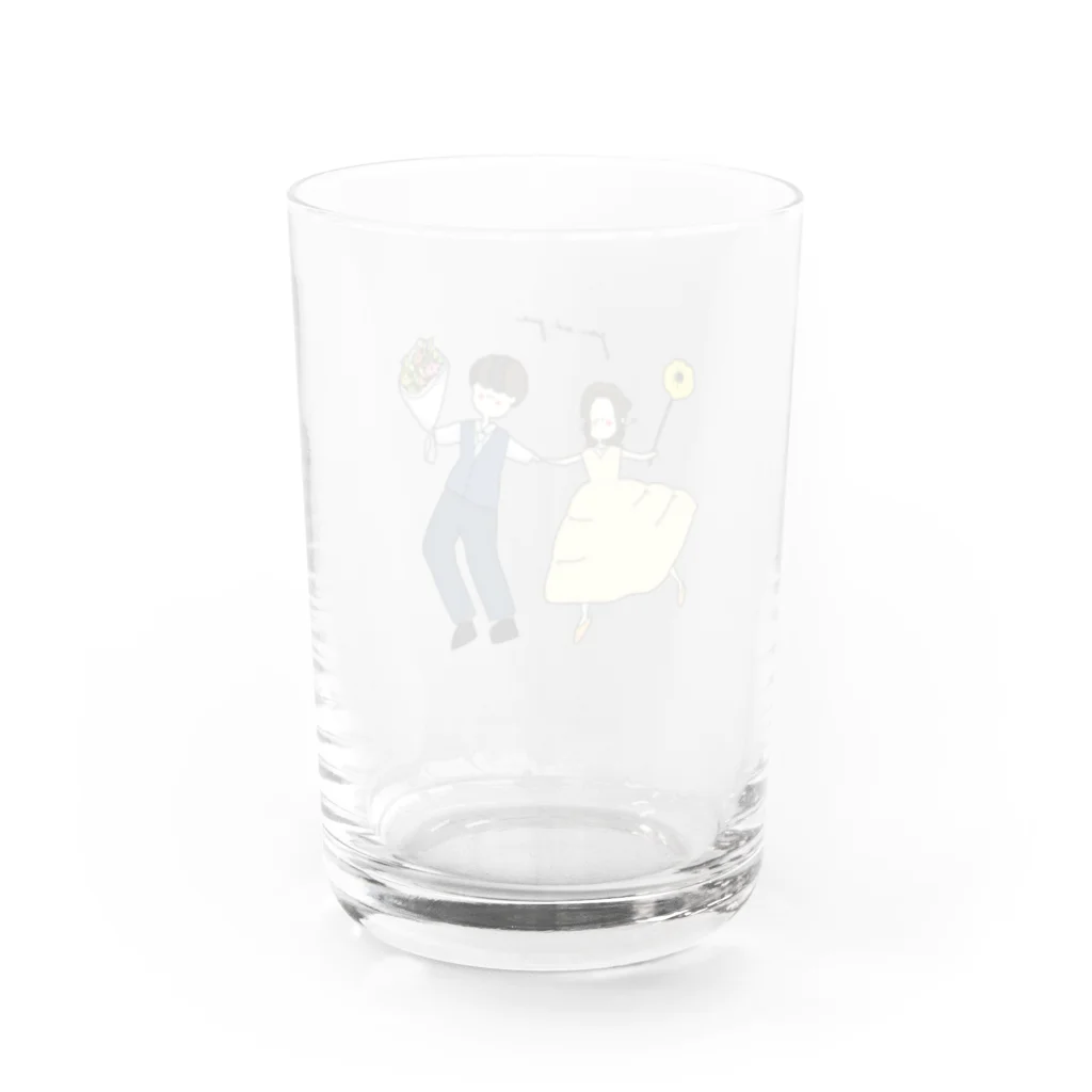 やまみむら ゆめものようたとゆめも Water Glass :back