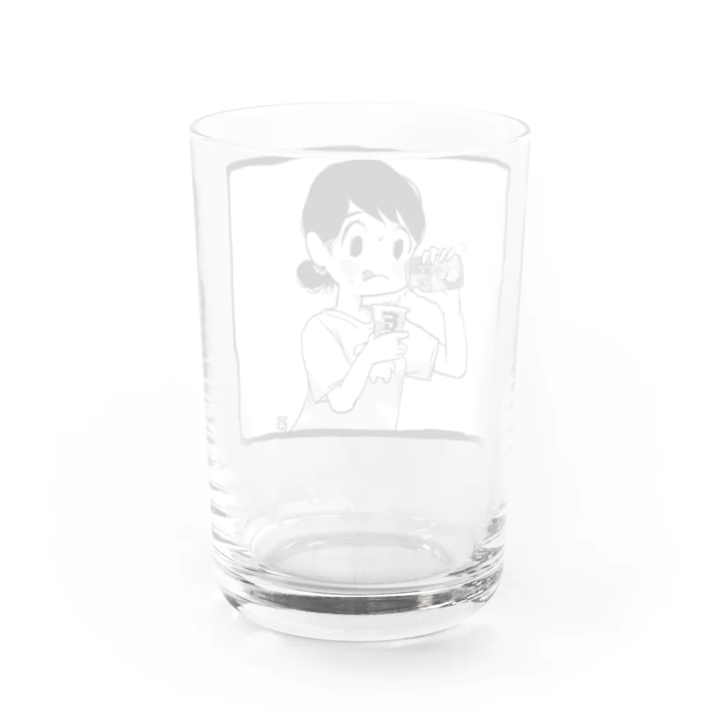 にくまん子の夏のドーピングT Water Glass :back