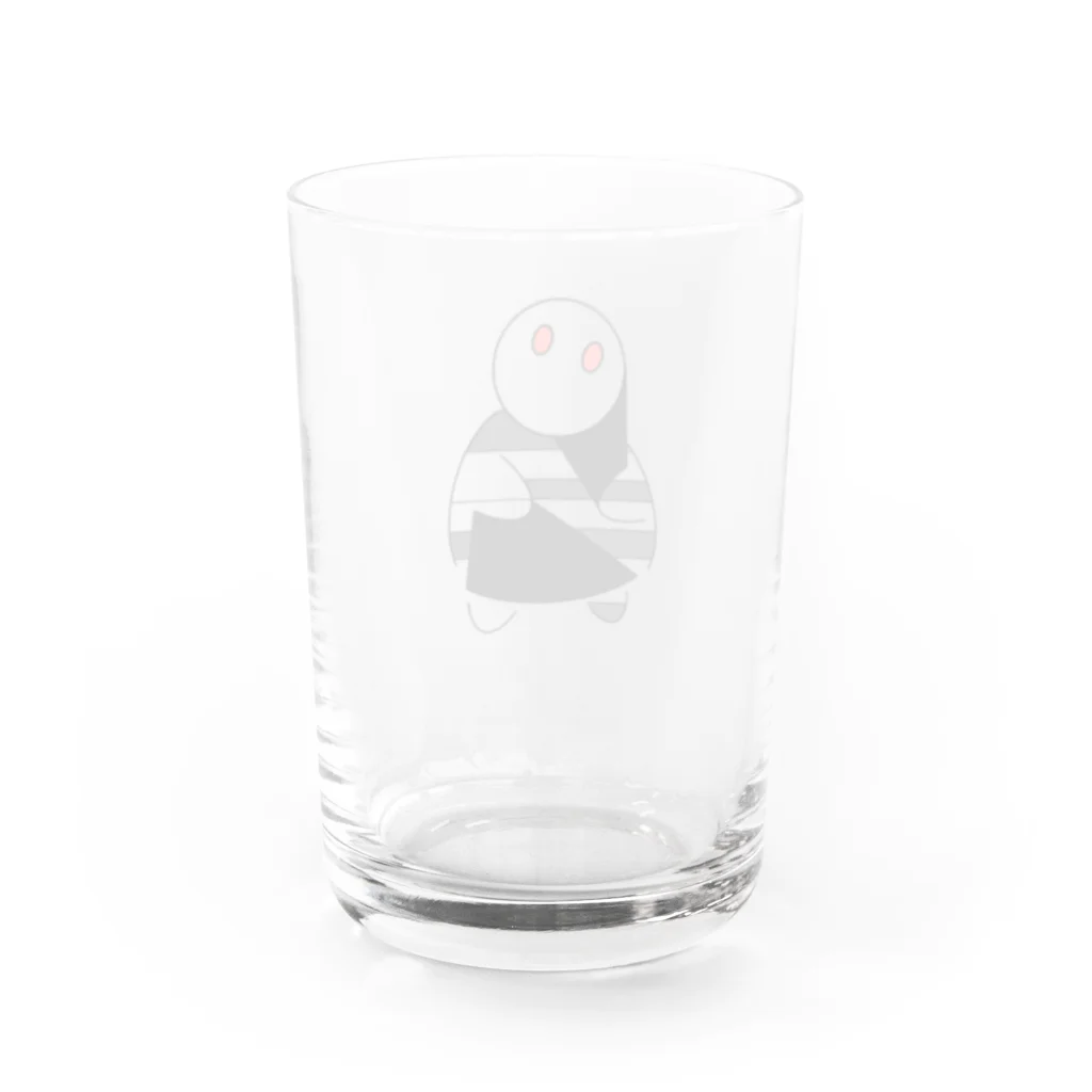 緑野菜の420君 Water Glass :back