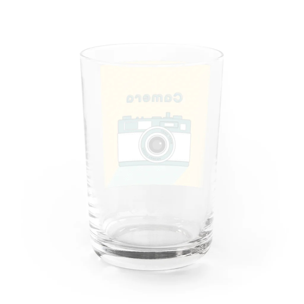 黒眼鏡の趣味絵のcamera Water Glass :back