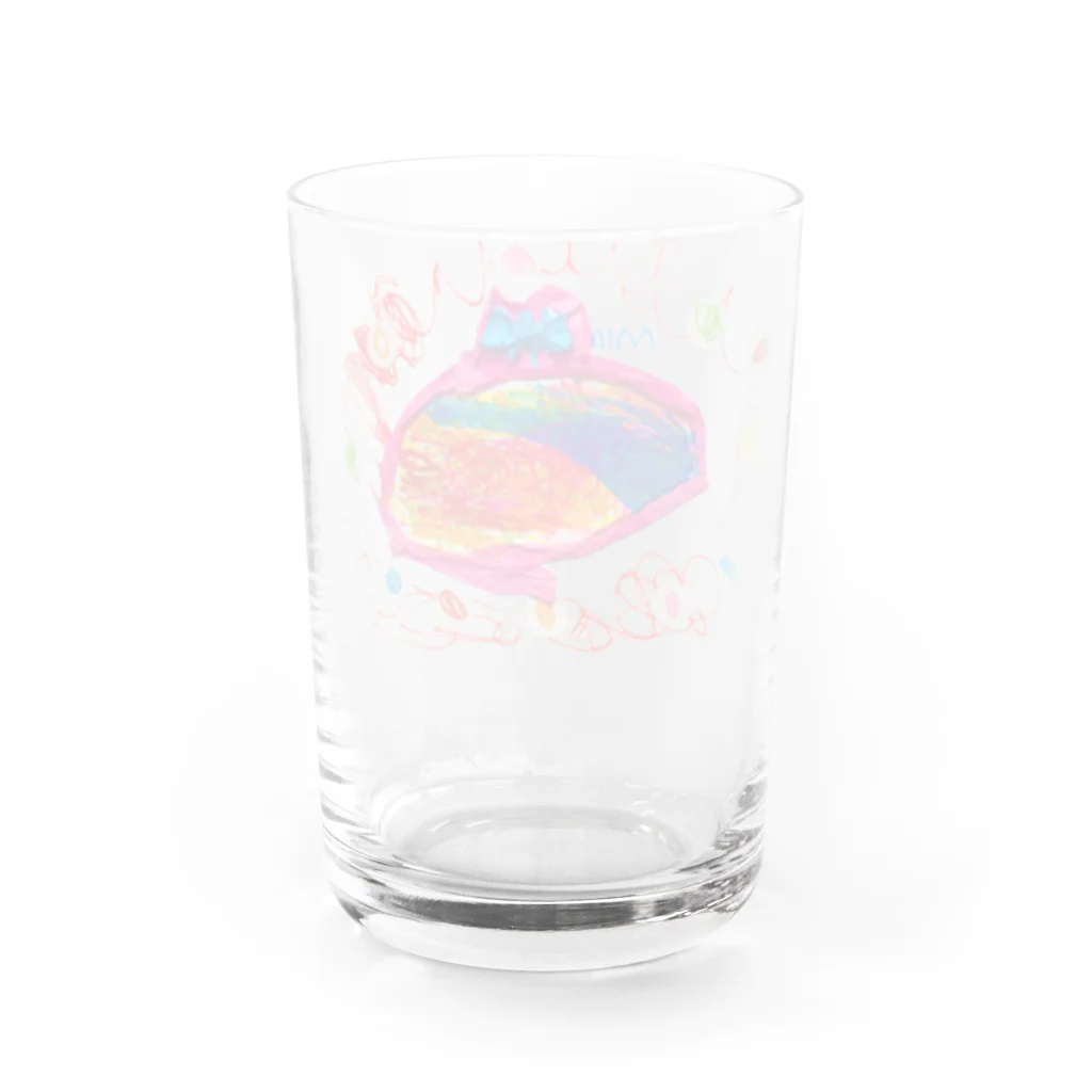 こどもの世界のリボン~MIO~ Water Glass :back