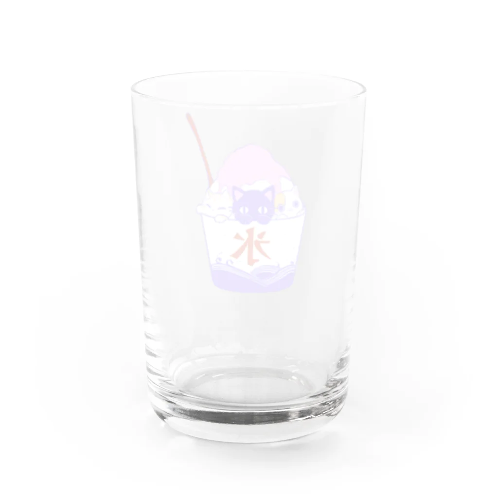 GhostShopの夏猫グラス Water Glass :back