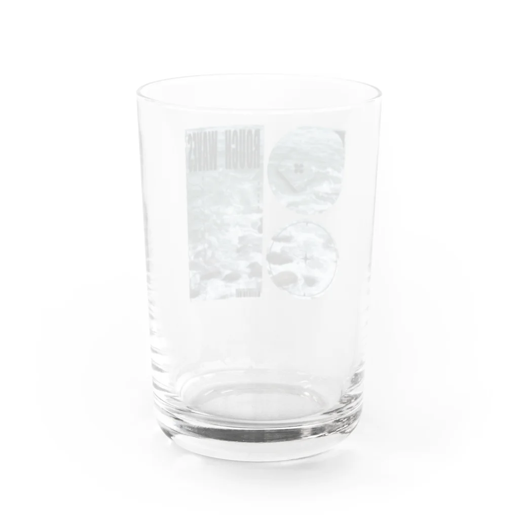 H0R!KOのROUGH WAVES Water Glass :back