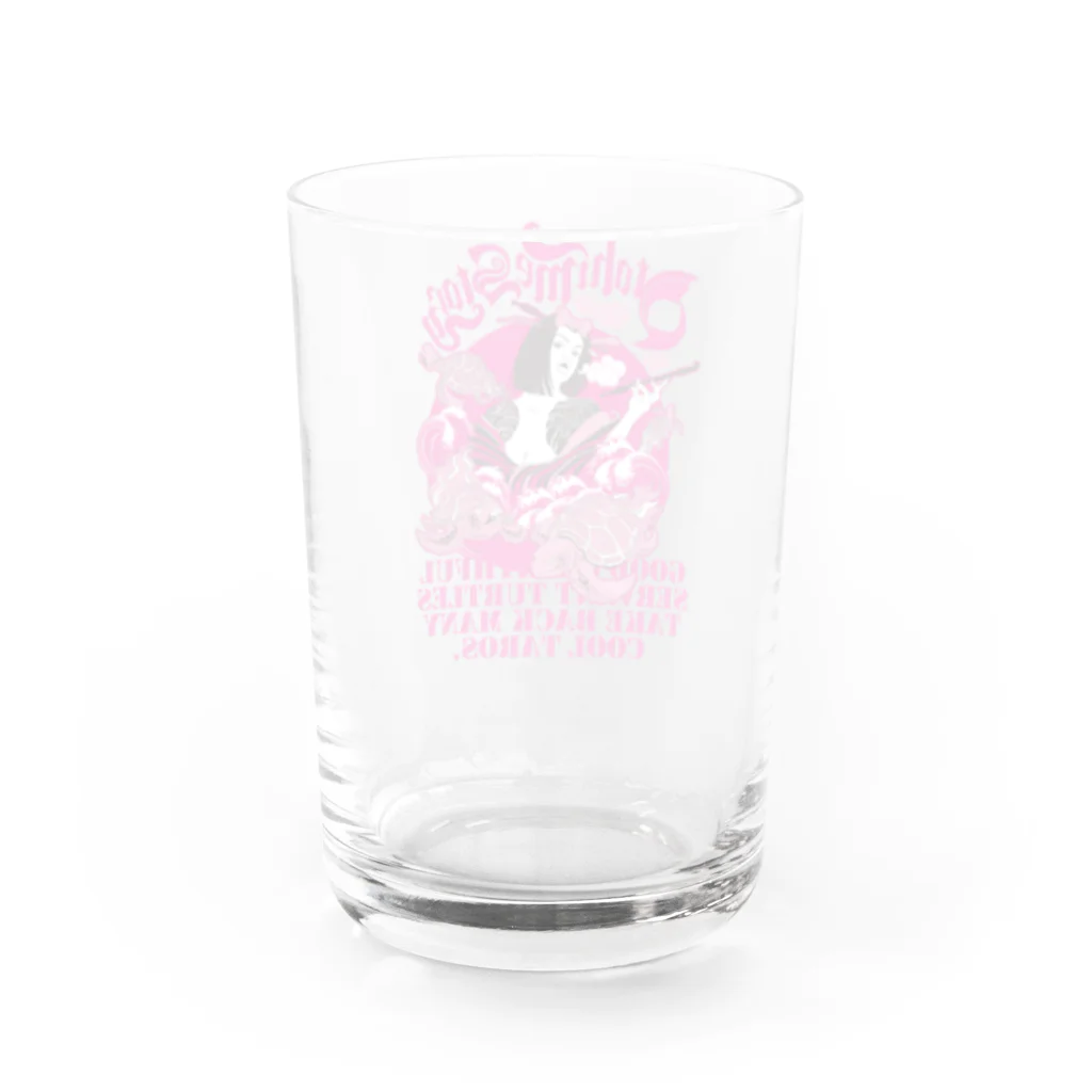 タカムラサキキリンの浦島太郎を手玉にとる乙姫 Water Glass :back