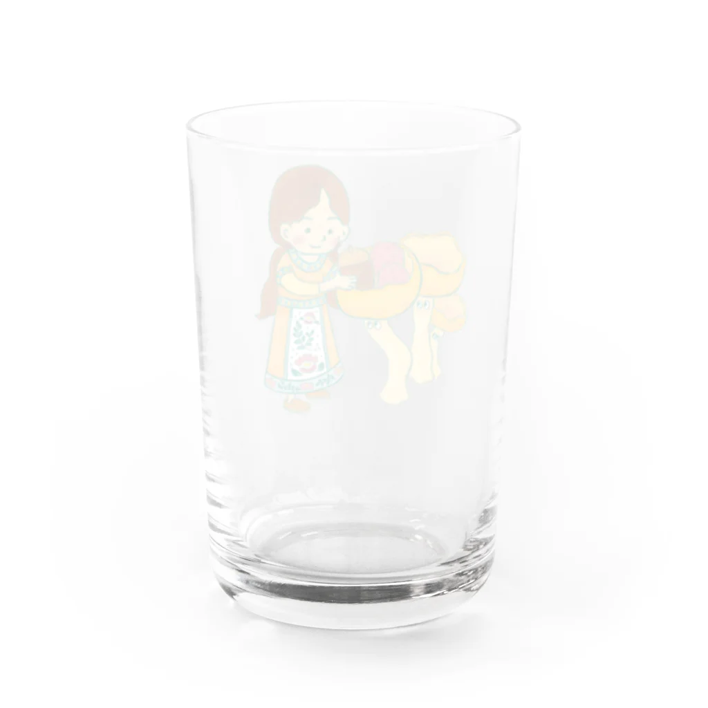 ささくま りさのキチャワンタケのお手伝い Water Glass :back