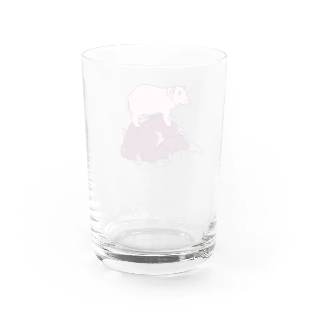 アコモ・マユラスのFruits-kaba (dragon fruit) Water Glass :back