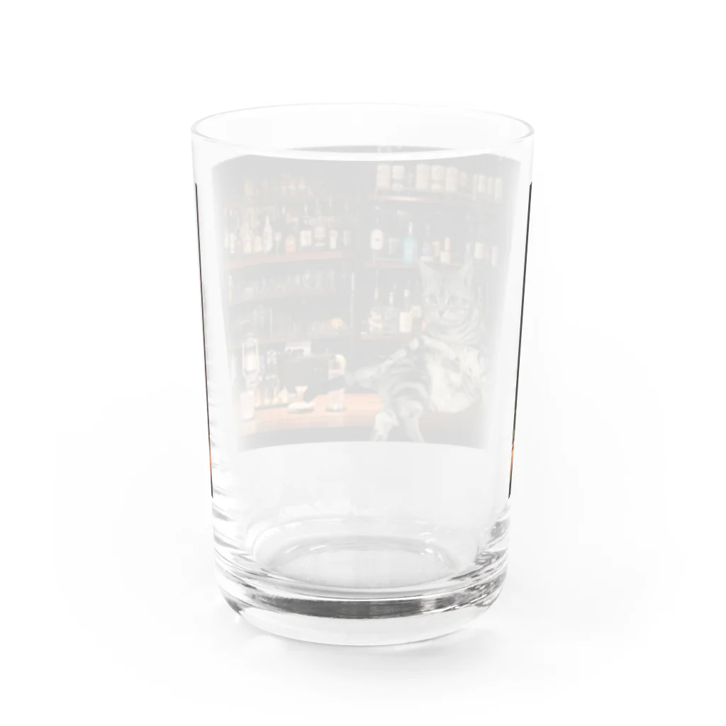 たけのこのお店のおしゃれすぎる猫 Water Glass :back