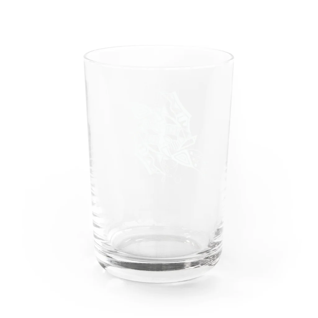 華花 -kaka-の羽化 Water Glass :back
