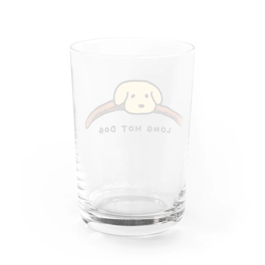 電気鰻雑貨のロングホットドッグ！（LONG HOT DOG） Water Glass :back