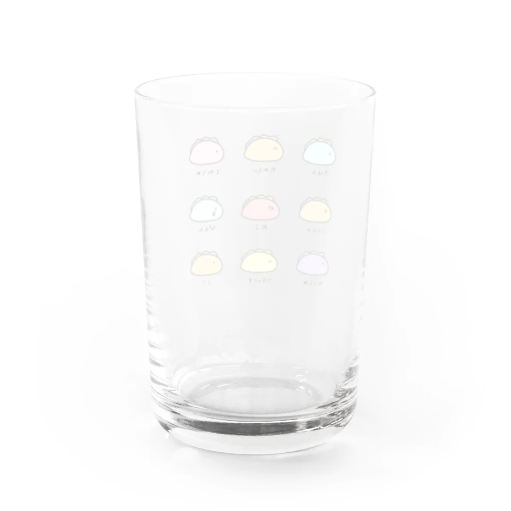 もちもちハウスのとかげずかん Water Glass :back