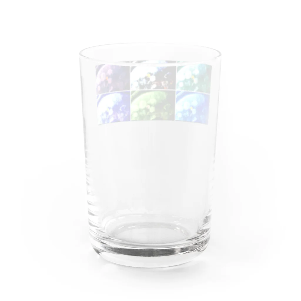 MUGURa-屋の氷中花モザイク グラス反対面