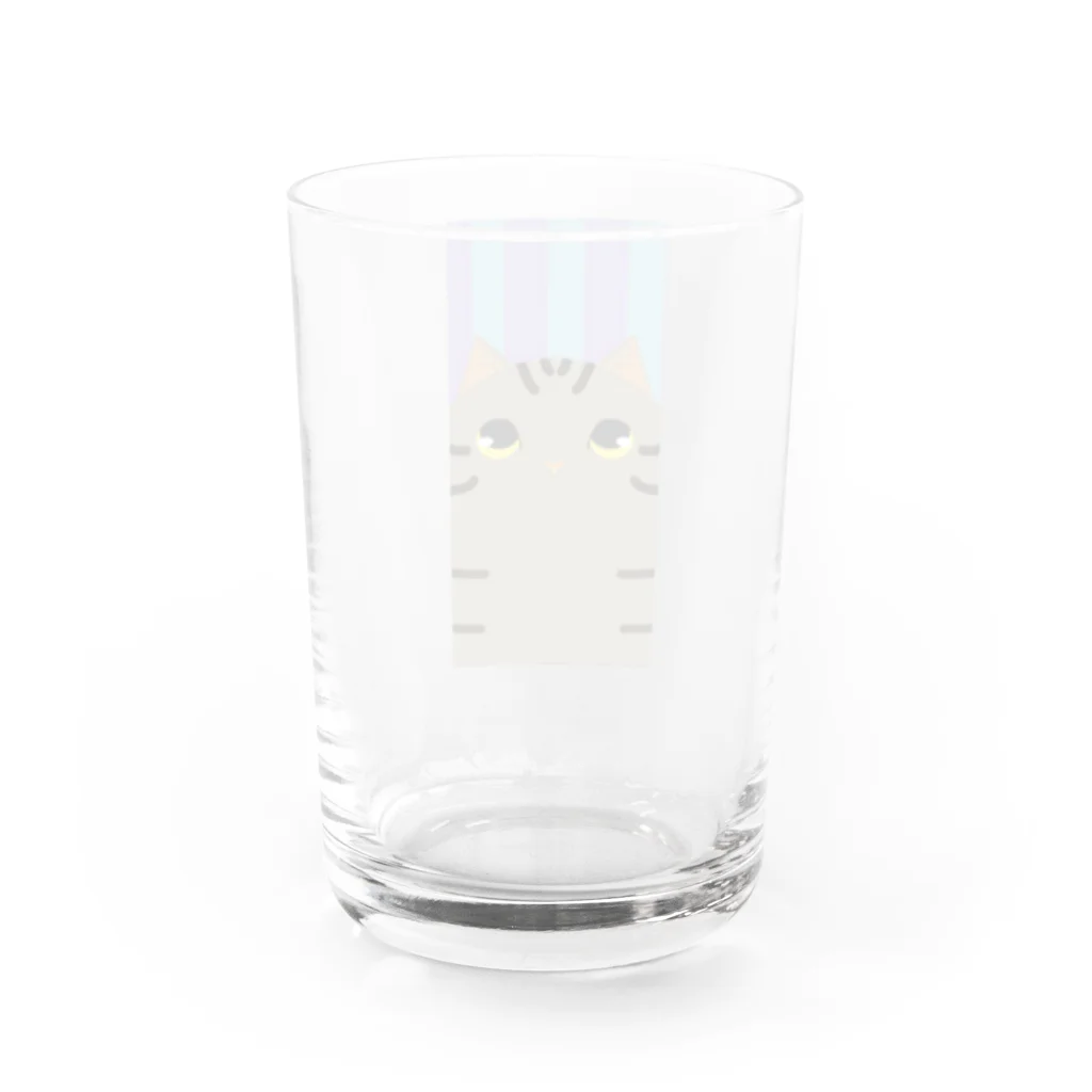 SHOP ベアたんのきじとらさん Water Glass :back