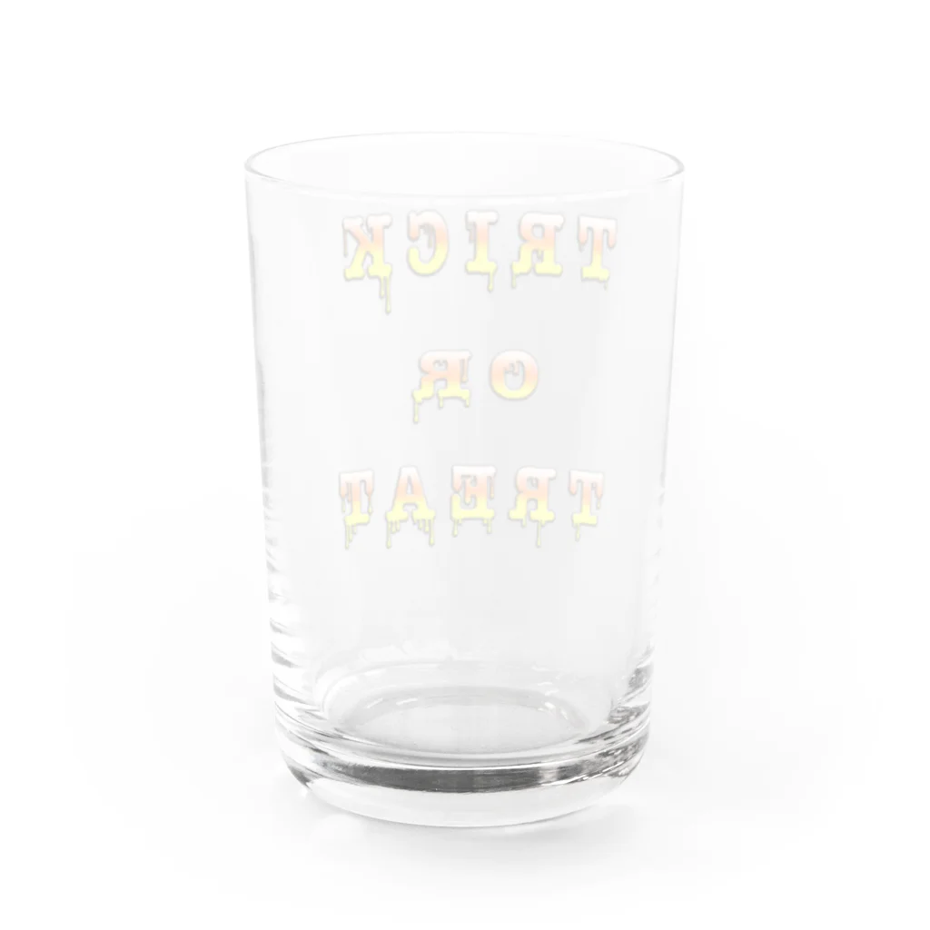 Planet EvansのCandy Cone Trick or Treat Water Glass :back