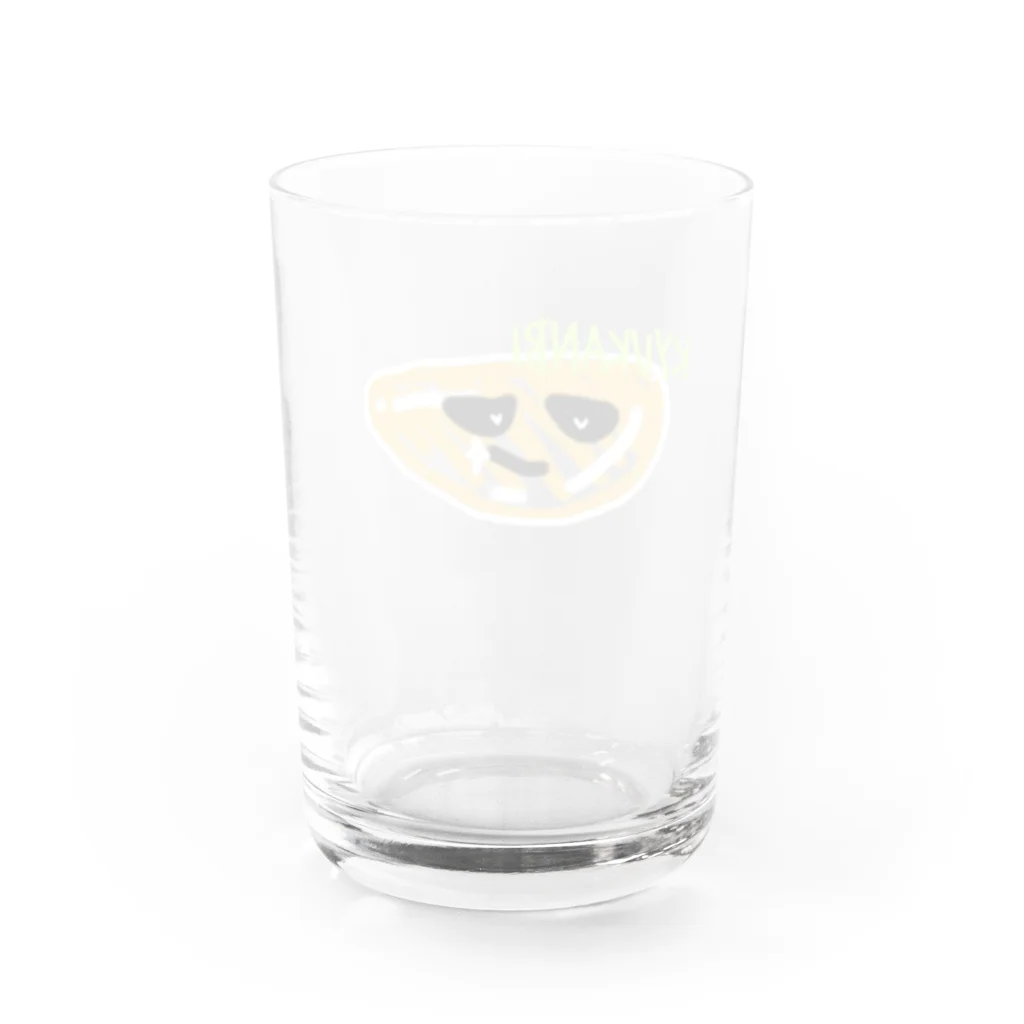 きゃののKYUKANBI Water Glass :back