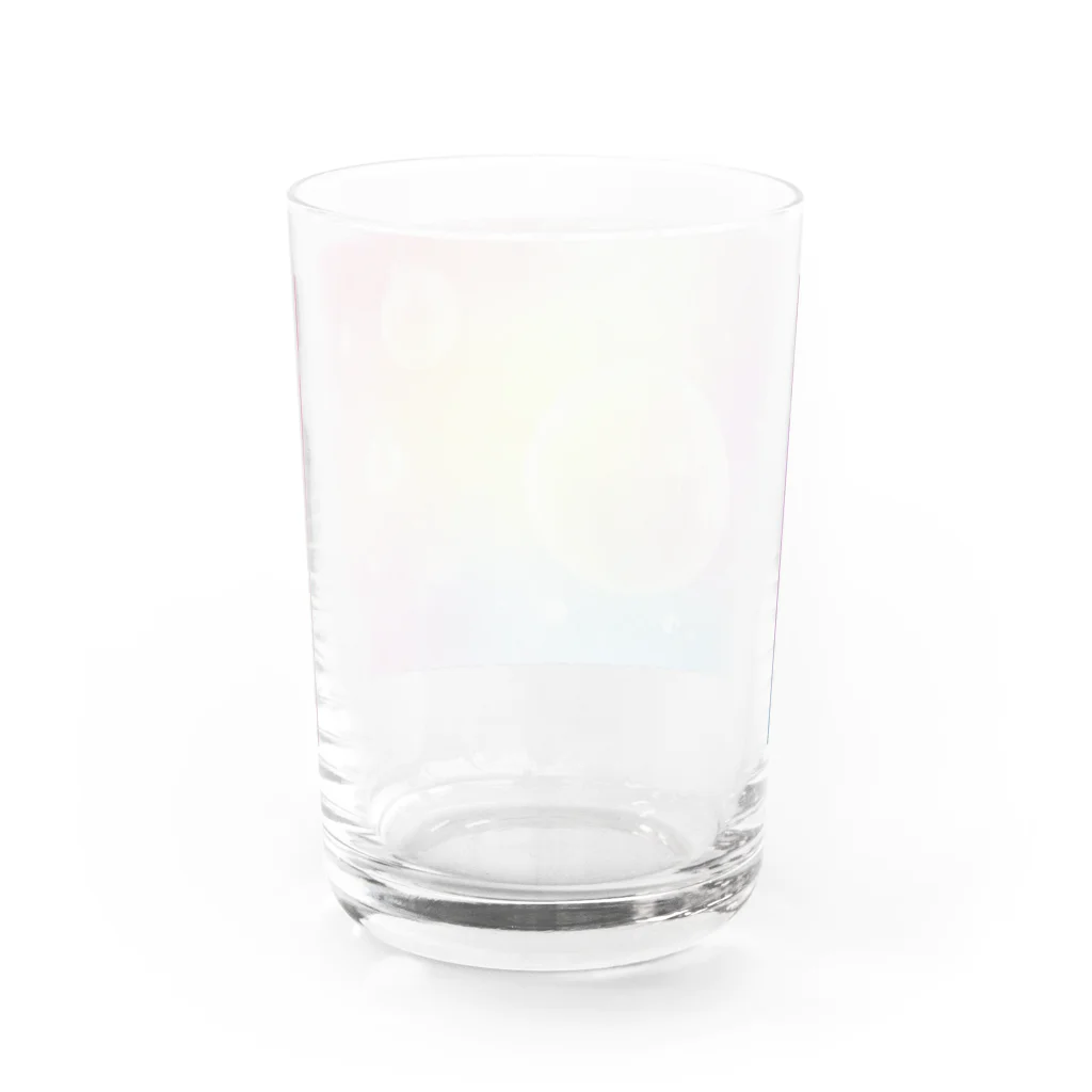 気まぐれshop　haruchonのきらきら輝く　ヒーリングアート Water Glass :back