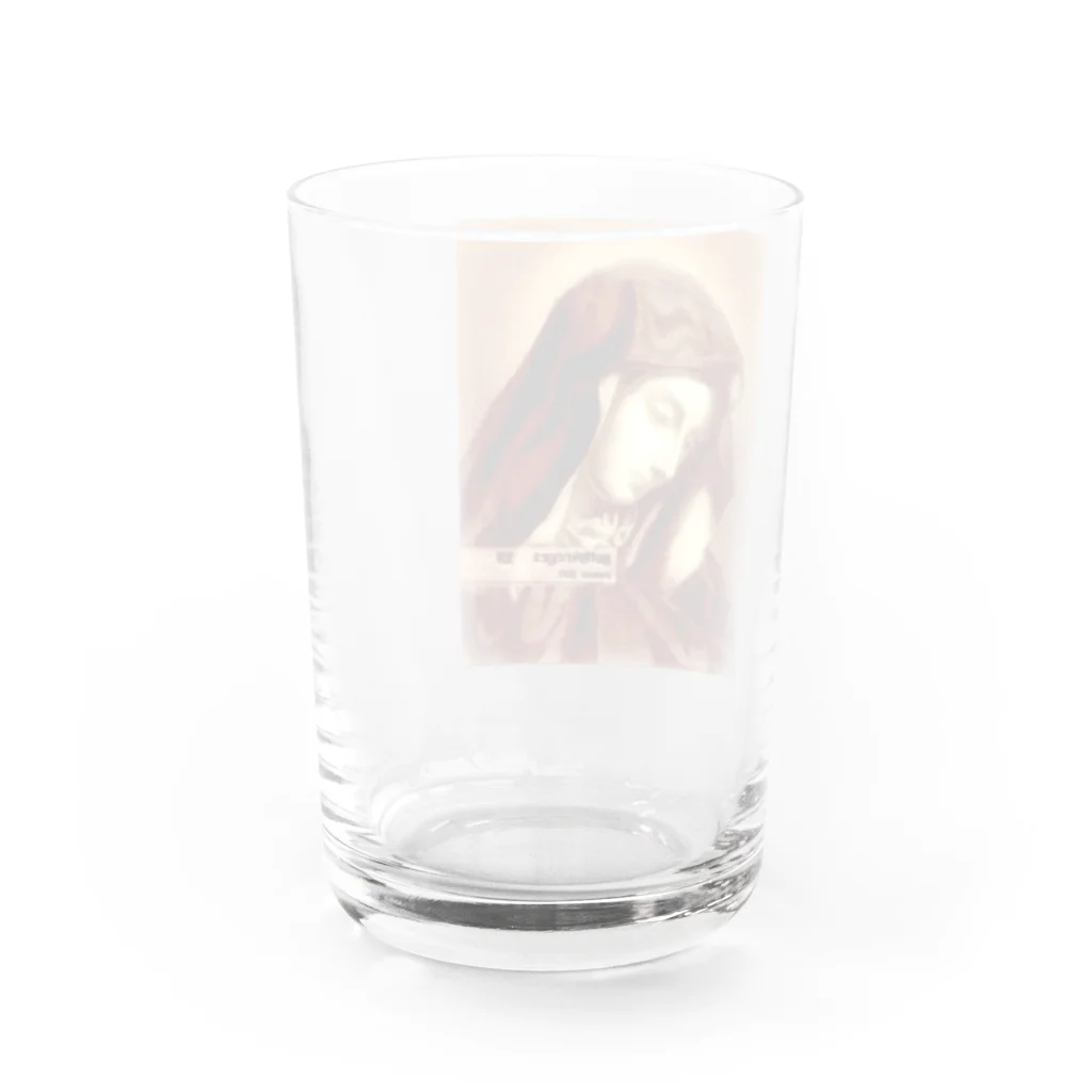 kai🍻💕🐶のマリア様 Water Glass :back