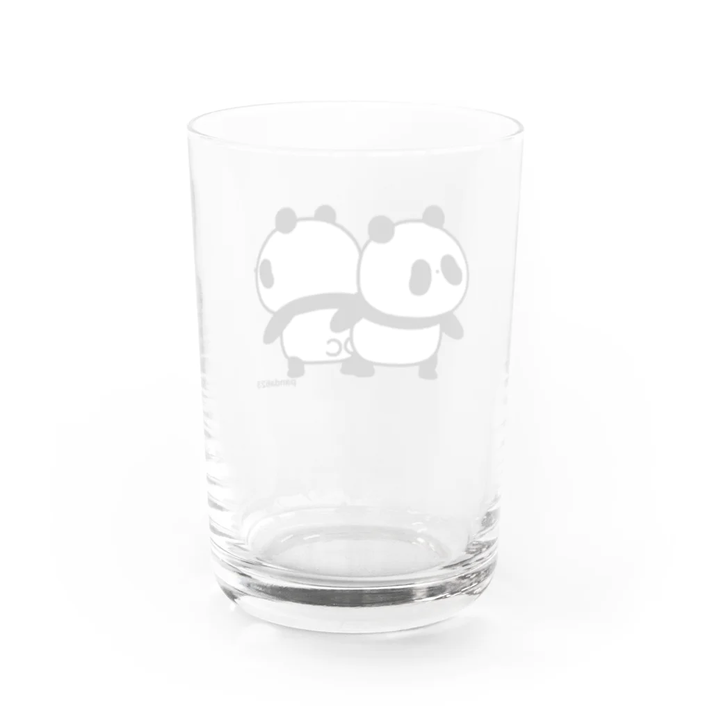 パンダ６２３のどこどこ？ Water Glass :back