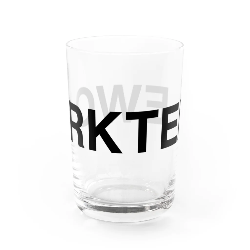 TOKYO LOGOSHOP 東京ロゴショップのTELEWORK-テレワーク- Water Glass :back