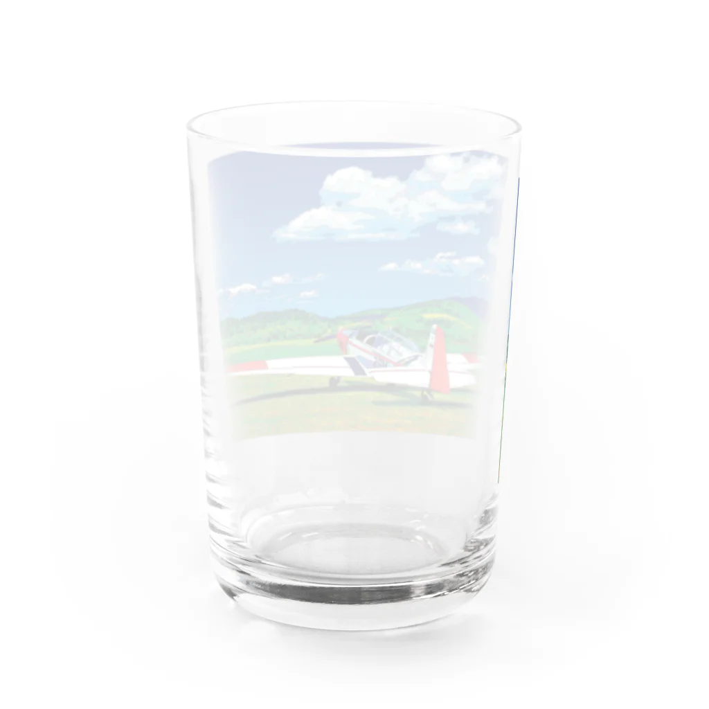 GALLERY misutawoの草原の飛行機 グラス反対面