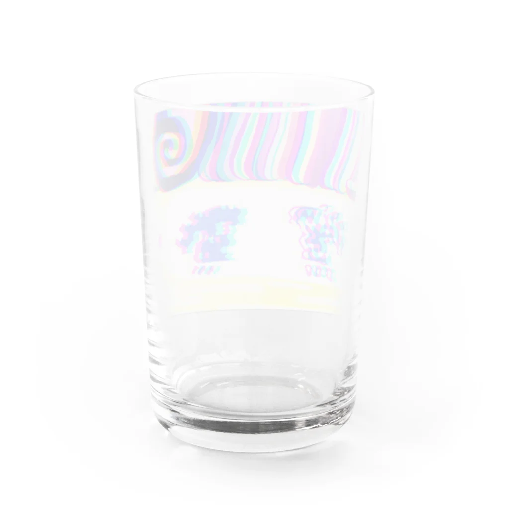 りっぴのみずのなかのわたしブロークン Water Glass :back