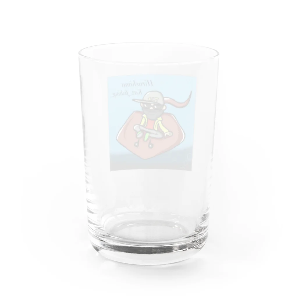 KazのKaz_fishing_オリジナルグッズ Water Glass :back