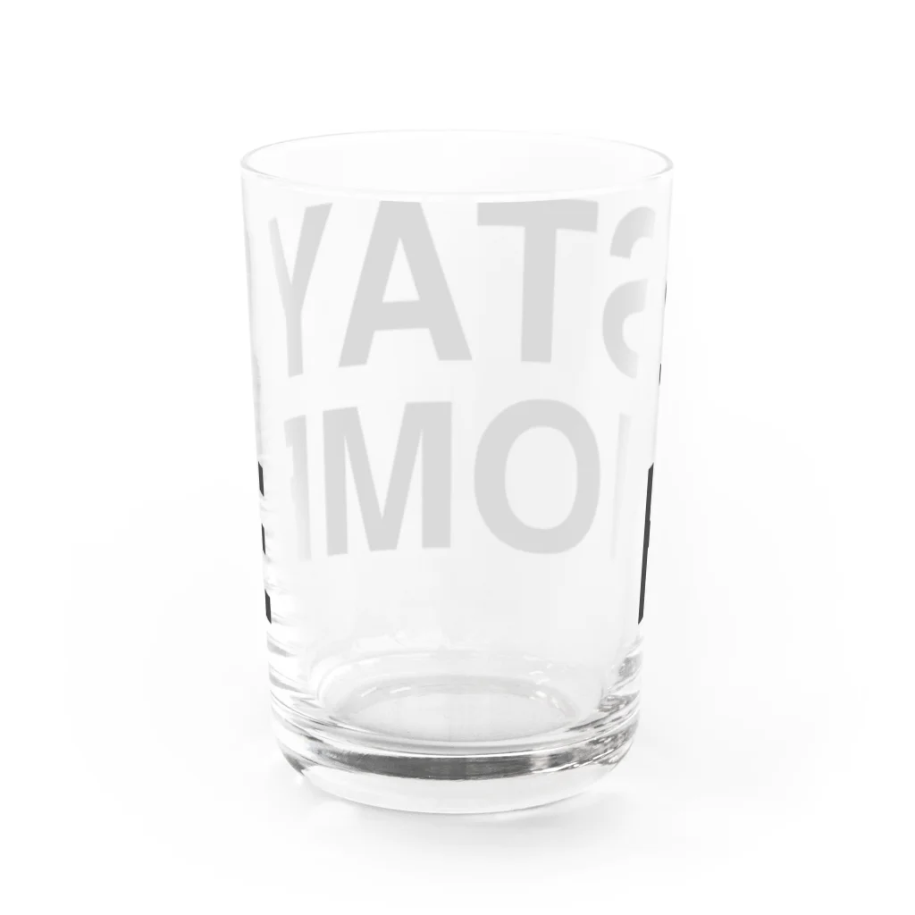 TOKYO LOGOSHOP 東京ロゴショップのSTAY HOME-ステイホーム- Water Glass :back