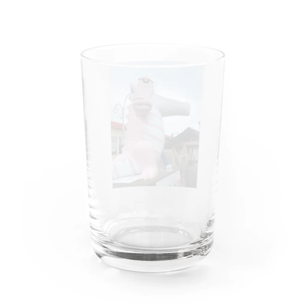 ダークサムライソードのおもいでワニ Water Glass :back