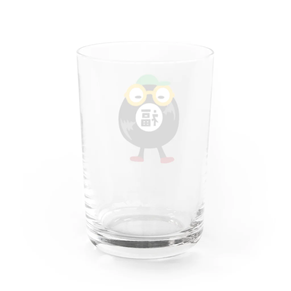 DJちゃん-福を呼ぶレコード-のDJちゃん Water Glass :back