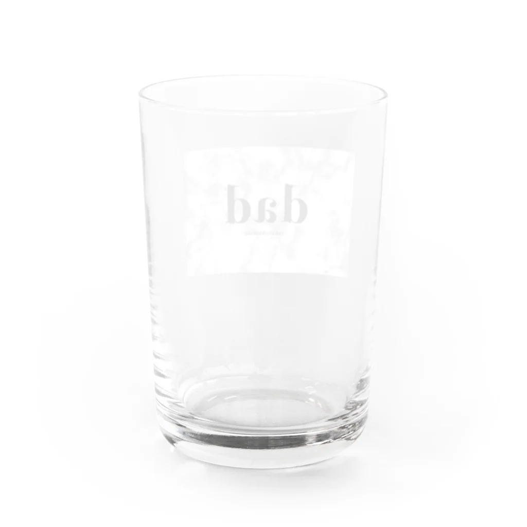 rukafashionistaのdad Water Glass :back