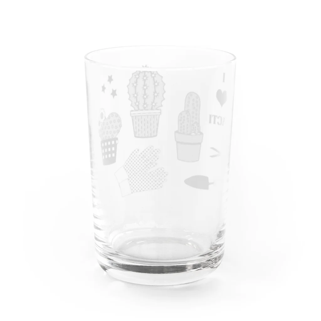 VIETSTAR★１０８のレトログラス　CACTI Water Glass :back